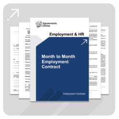 Month to Month Employment Contract