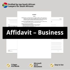 Affidavit – Business