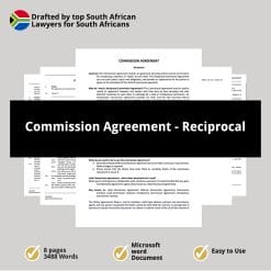 Commission Agreement Reciprocal 1