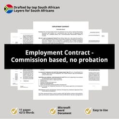 Employment Contract Commission based no probation