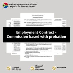 Employment Contract Commission based with probation 1