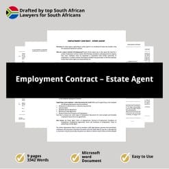 Employment Contract – Estate Agent 1