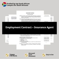 Employment Contract – Insurance Agent 1