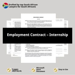 Employment Contract – Internship 1