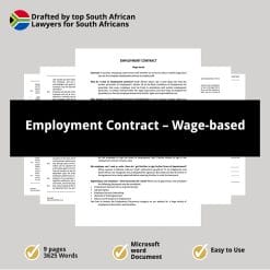 Employment Contract – Wage based 1