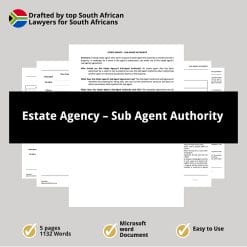 Estate Agency – Sub Agent Authority 1
