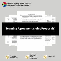 Teaming Agreement Joint Proposals 1