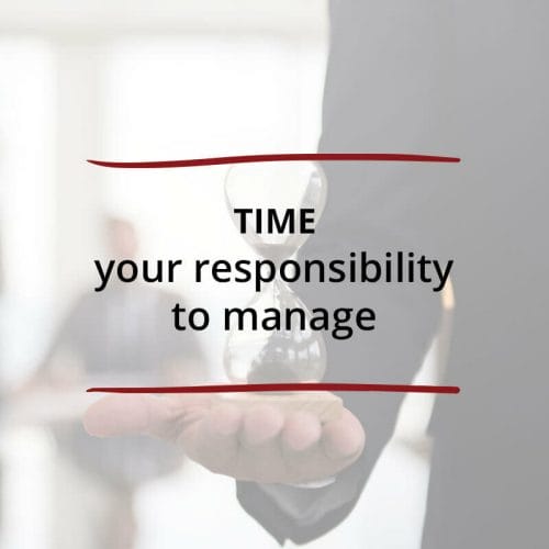 Time Your Responsibility to Manage Saved For Web