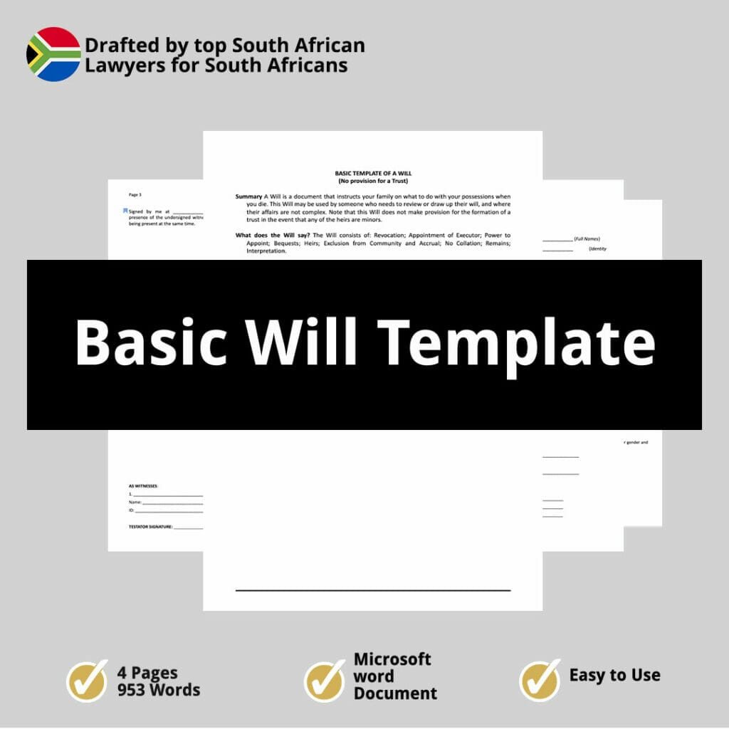 basic-will-template-south-africa-agreements-online