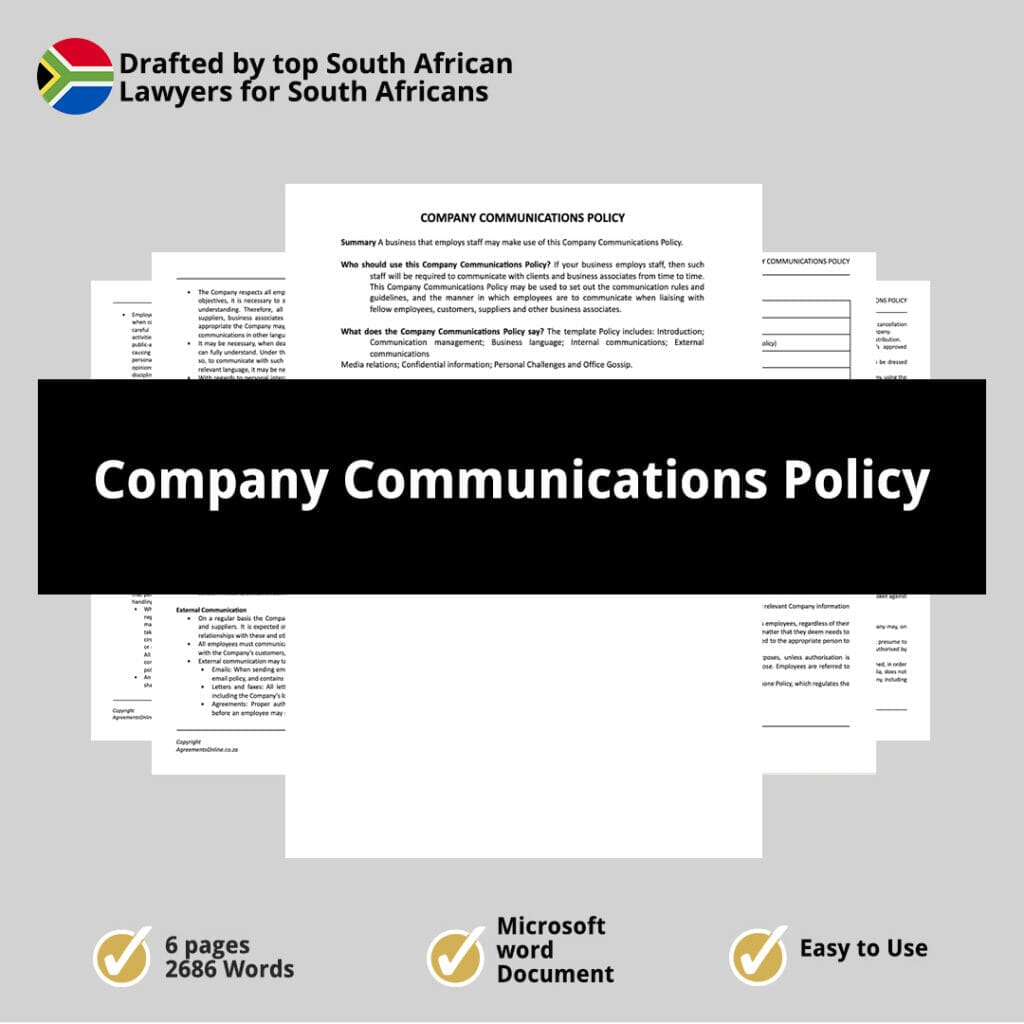 Corporate Communication Policy Template prntbl Corporate Communication Policy Template prntbl