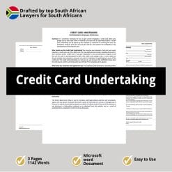 Credit Card Undertaking 1