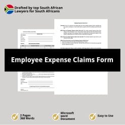Employee Expense Claims Form 1