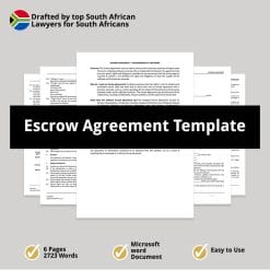 Escrow Agreement Template 1