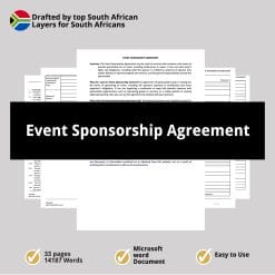 Event Sponsorship Agreement
