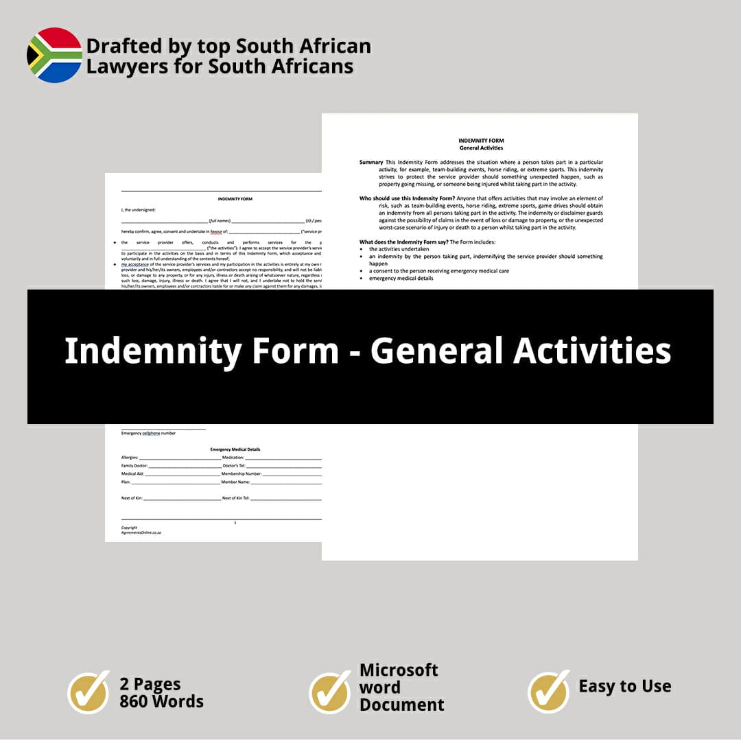 indemnity-form-general-activities-template-south-africa