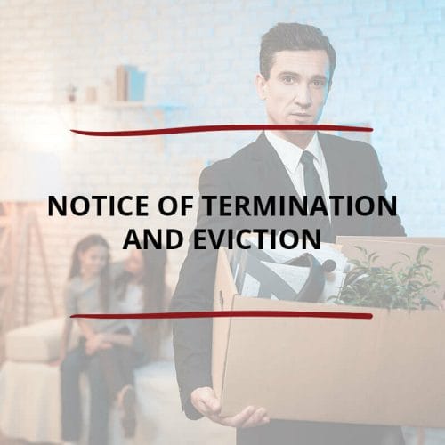Notice of Termination and Eviction Saved For Web