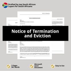 Notice of Termination and Eviction