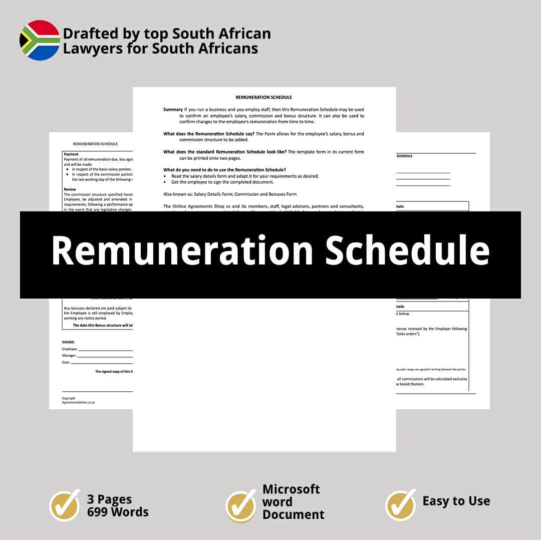 remuneration-schedule-template-south-africa-agreements-online