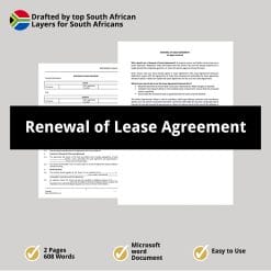 Renewal of Lease Agreement 1