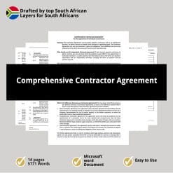 Comprehensive Contractor Agreement