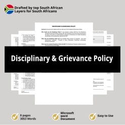 Disciplinary Grievance Policy