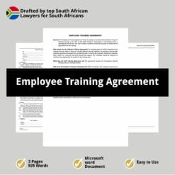 Employee Training Agreement