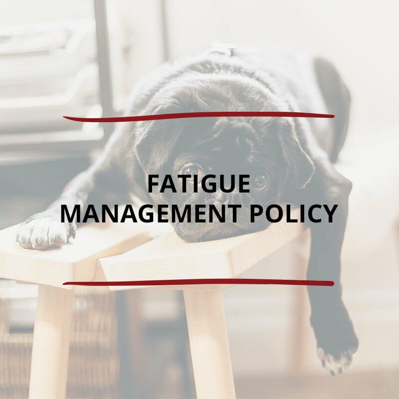 Fatigue Management Policy Saved For Web
