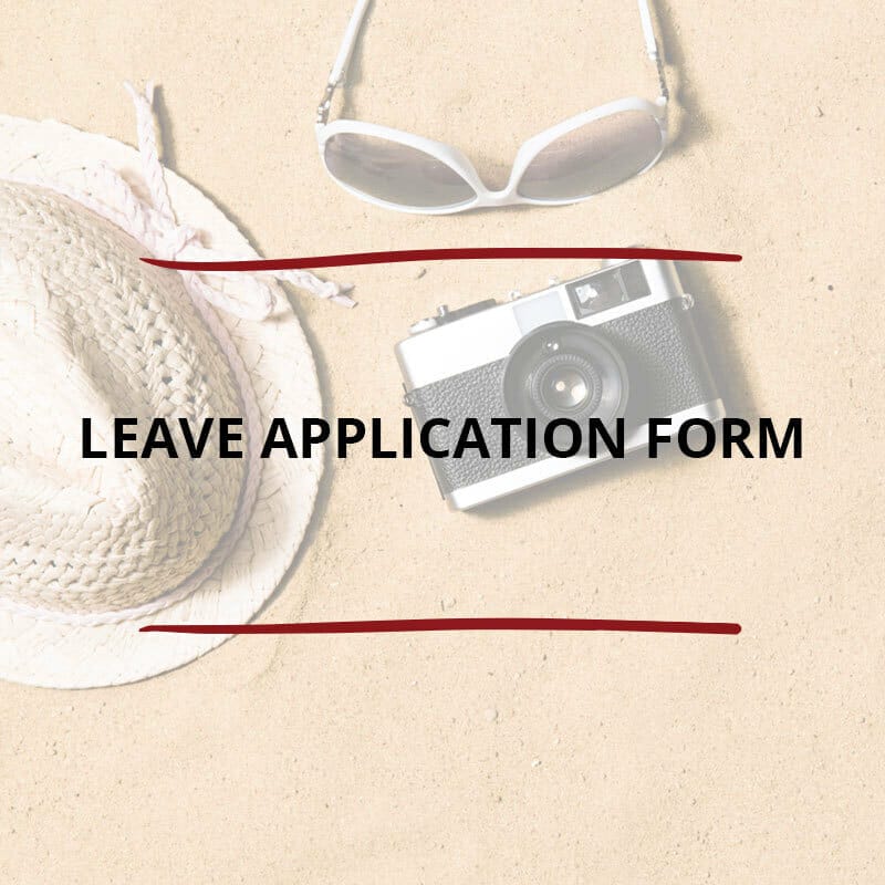 Leave Application Form Saved For Web2