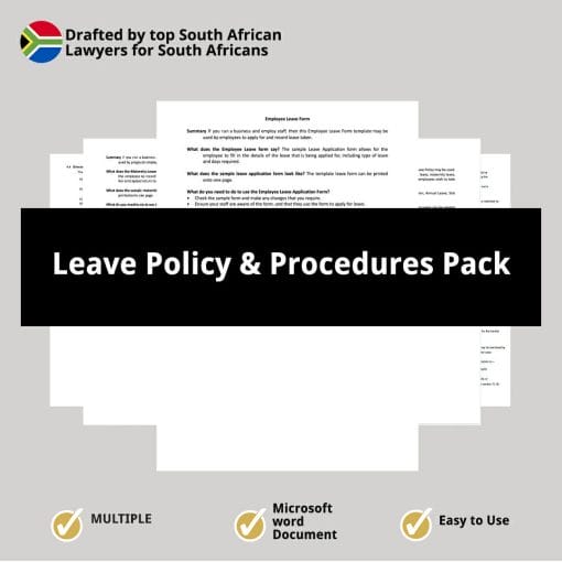 Leave Policy Procedures Pack