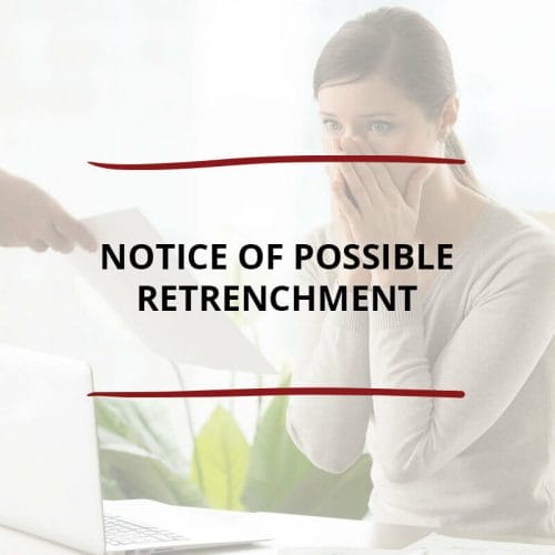 Notice of Possible Retrenchment Saved For Web