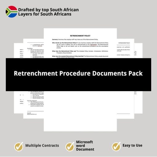 Retrenchment Procedure Documents Pack