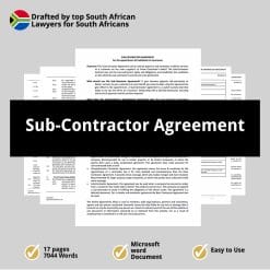 Sub Contractor Agreement cover image