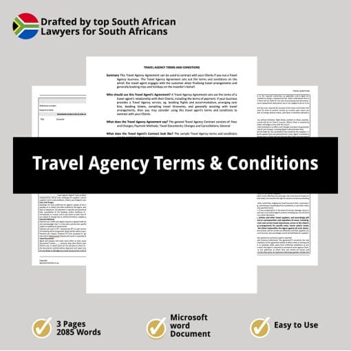 Travel Agency Terms Conditions 1