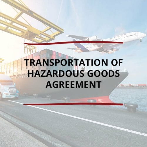 Transportation of Hazardous Goods Agreement Saved For Web