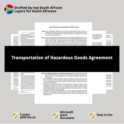 Transportation of Hazardous Goods Agreement