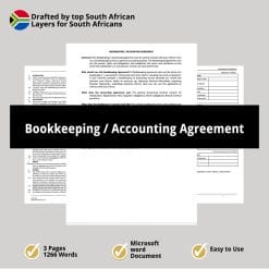 Bookkeeping Accounting Agreement