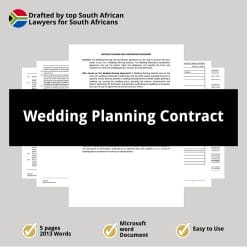 Wedding Planning Contract 1