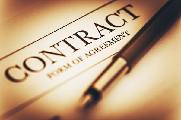 Contract form of Agreement