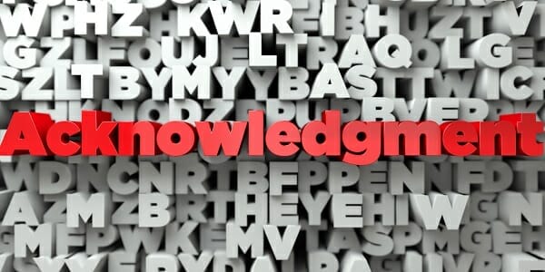 Acknowledgement Agreements Online July wk 2