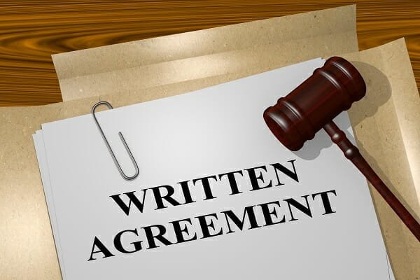 Written Agreement Agreements Online July wk 4