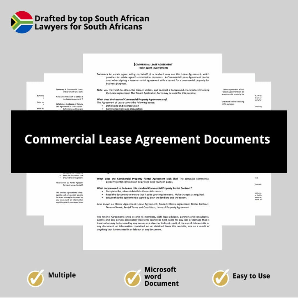 Commercial Lease Agreement Template South Africa Commercial Lease Agreement Template South Africa