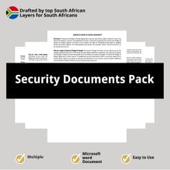 Security Documents Pack