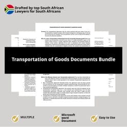 Transportation of Goods Documents Bundle