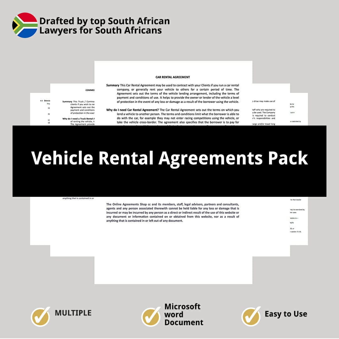 Car Rental Agreement Template South Africa Car Rental Agreement Template South Africa