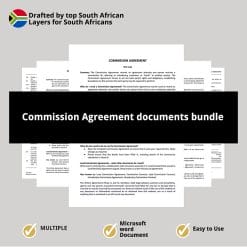 Commission Agreement documents bundle