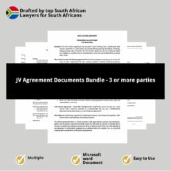 JV Agreement Documents Bundle 3 or more parties 1