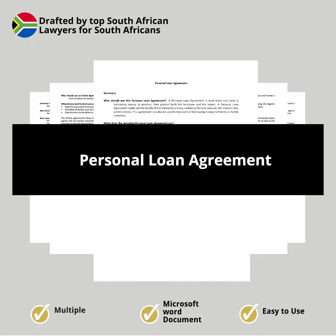 Personal Loan Agreement Personal Loan Agreement